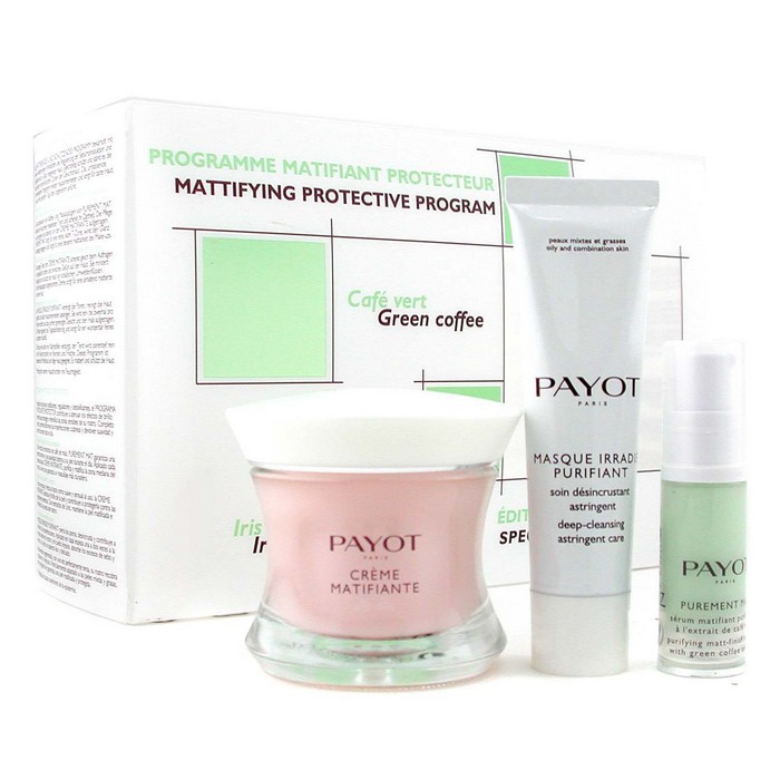 Payot Mattifying Protective Program: Creme Matifiante 50ml + Masque Irradie Purifiant 25ml + Purement Mat 3pcsProduct Thumbnail