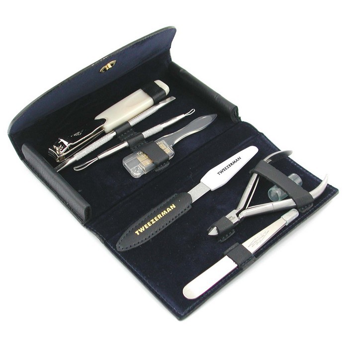 Tweezerman Women's Classic Gift Kit: Slant Tweezer+ Cuticle Nipper+ Diamond File+ Ilashcomb+ SkinCare Tool..... 7pcsProduct Thumbnail