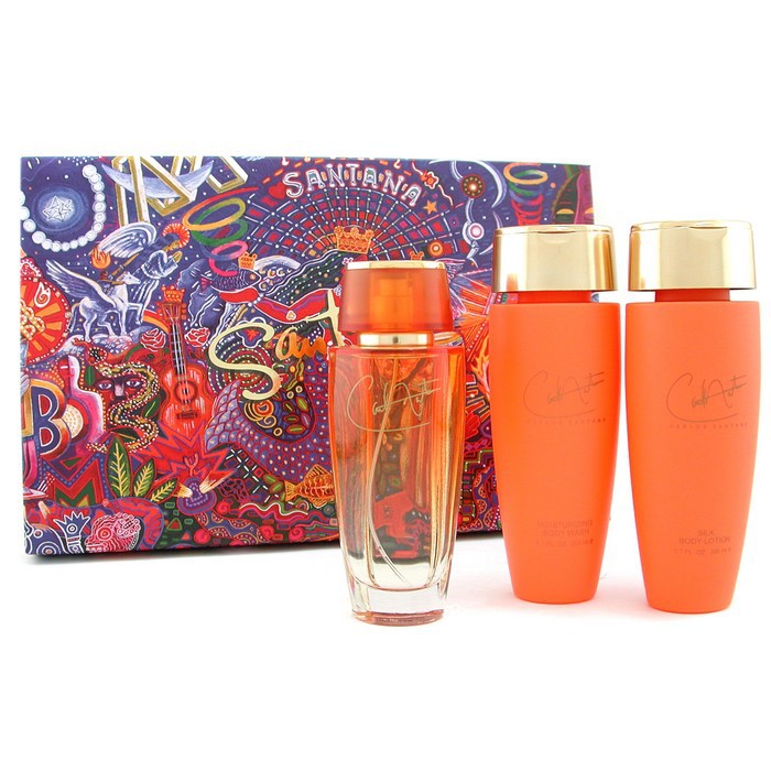 Carlos Santana Carlos Santana Estuche : Eau De Parfum Vaporizador 100ml+ Hidratante 200ml+ Seda Corporal 200ml 3pcsProduct Thumbnail
