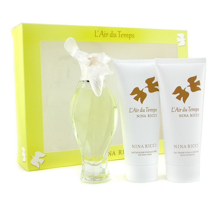 Nina Ricci L'Air Du Temps Estuche : Agua Colonia vaporizador 100ml/3.3oz + Loción Corporal 100ml/3.3oz + Gel de Ducha 100ml/3.3oz 3pcsProduct Thumbnail