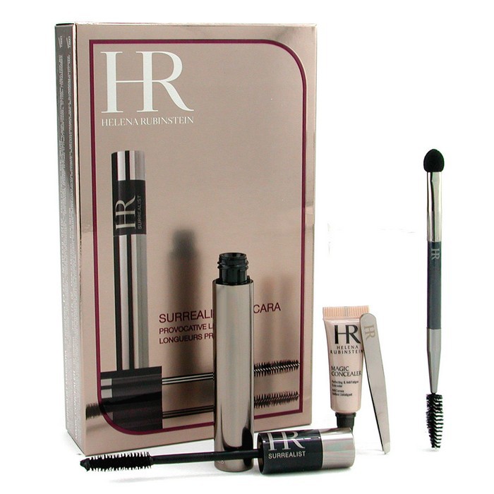 Helena Rubinstein Surrealist Mascara Set: Mascara 6.5g+ Magic Concealer 3ml+ Eyebrow Tweezers+ Applicator 4pcsProduct Thumbnail