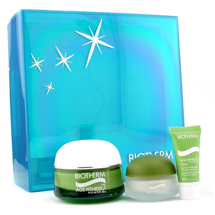 Biotherm Age Fitness Power 2 Coffret: Day Cream 50ml + Night Cream 15ml + Eye Cream 5ml 3pcsProduct Thumbnail