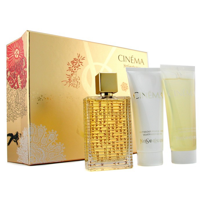 Yves Saint Laurent Cinema Coffret: Eau De Parfum Spray 50ml + Body Lotion 75ml + Shower Gel 75ml 3pcsProduct Thumbnail