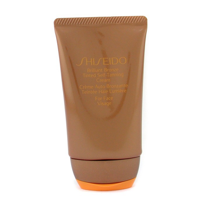 Shiseido Brilliant Bronze Farget Selvbruningskrem - Mørk Brunfarge ( For Ansiktet ) 50ml/1.8ozProduct Thumbnail