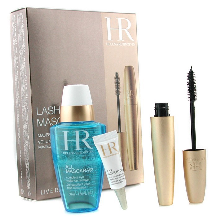 Helena Rubinstein Lash Queen Mascara Set: Mascara 7g + Desmaquillador Ojos 50ml + Crema Ojos 3ml 3pcsProduct Thumbnail