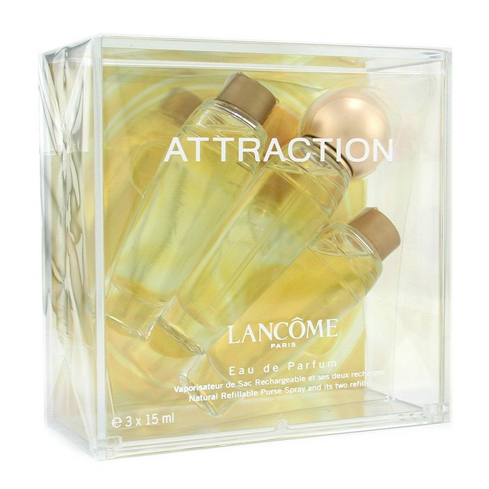 Lancome Attraction Eau De Parfum Refillable Purse Spray & Two Refills 3x15mlProduct Thumbnail
