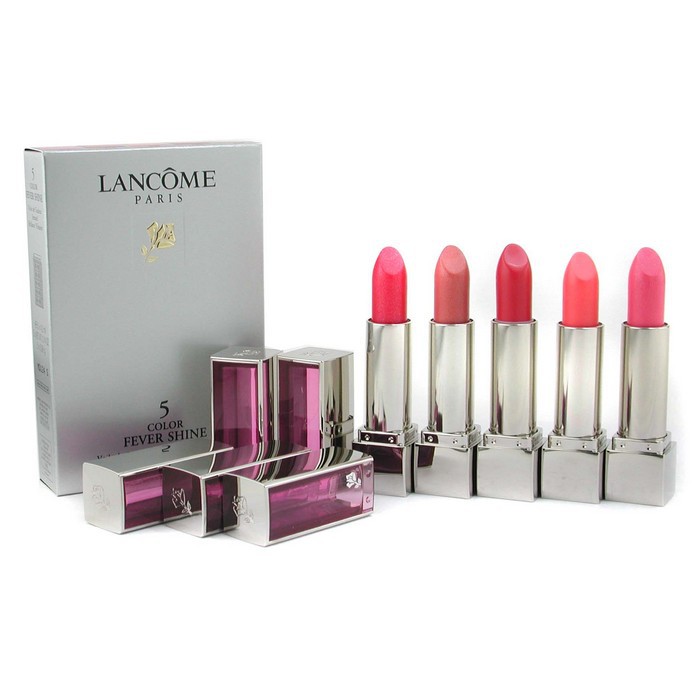 Lancome Kolekce lesklých rtěnek 5 Color Fever Shine: ( č.108 Gliding Magenta, č.208 Tasty Beige, č.306 Fuzzy Pink, č.308 Rose Explosion, č.316 Yummy Berry ) 5x4.2mlProduct Thumbnail