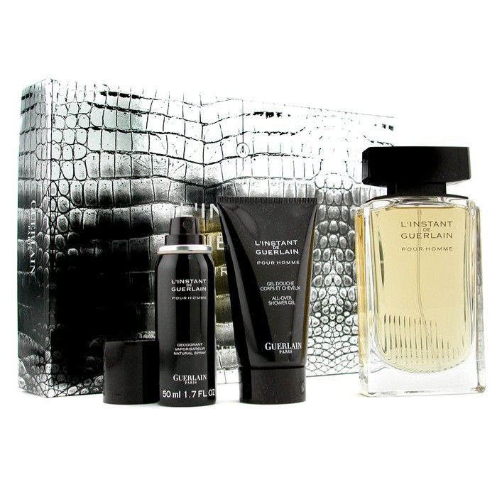 Guerlain L'Instant de Guerlain Coffret: Eau De Toilette Spray 125ml + Shower Gel 75ml + Deodorant Spray 50ml 3pcsProduct Thumbnail