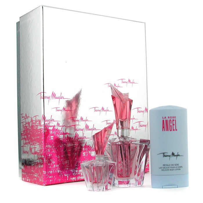 Thierry Mugler (Mugler) La Rose Angel Coffret: Eau De Parfum Spray 25ml+ Body Lotion 30ml+ Mini Edp 5ml 3pcsProduct Thumbnail
