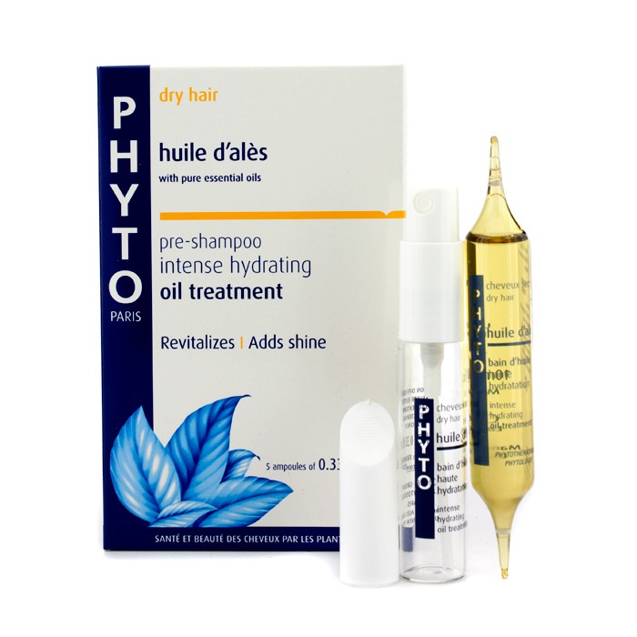 Phyto Huile D 'Ales Intense Hydrating Oil Treatment (Pre-Shampoo - Dry Hair) 5x10ml/0.33ozProduct Thumbnail