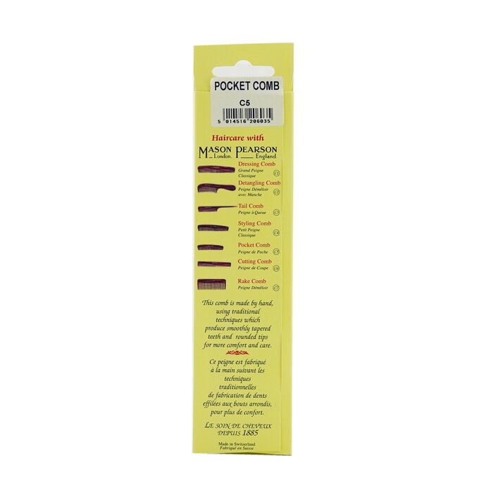 Mason Pearson Pocket Comb 1pcProduct Thumbnail