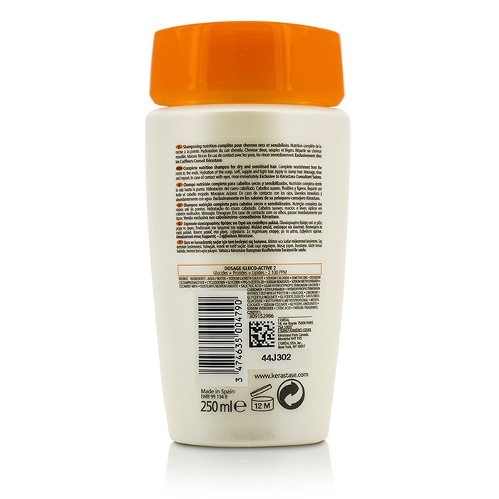 Kerastase Kerastase Nutritive Bain Satin 2 Shampoo (Dry & Sensitised Hair) 250ml/8.5ozProduct Thumbnail