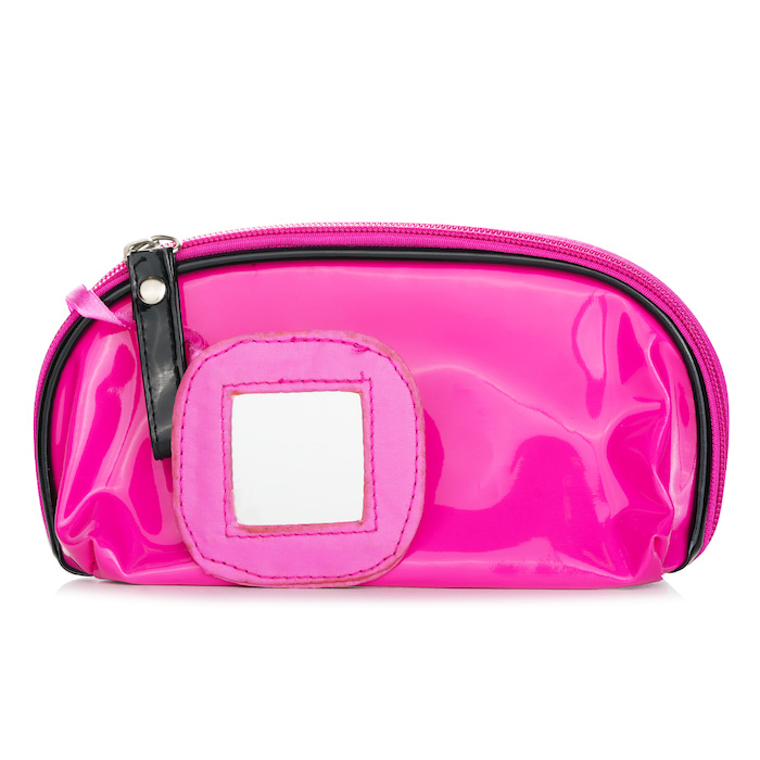 BAG Pink Cosmetic Bag with Mirror #A Picture ColorProduct Thumbnail