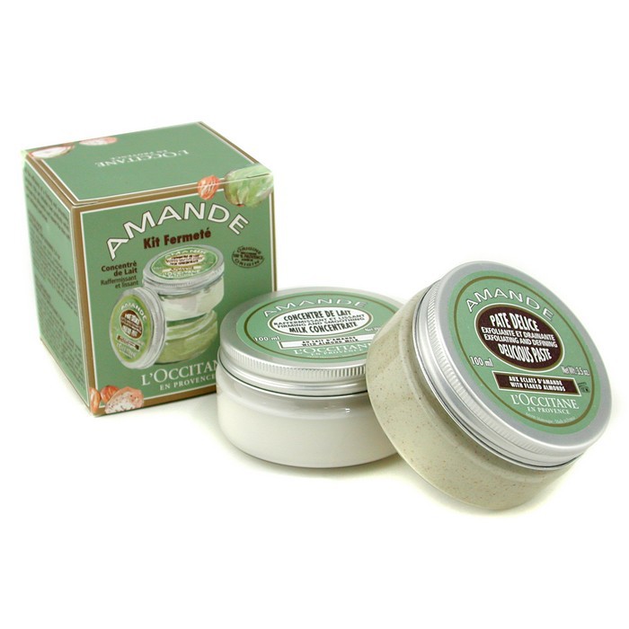 L'Occitane Almond Firming Set: Delicious Paste 100ml + Concentrate 100ml 2pcsProduct Thumbnail