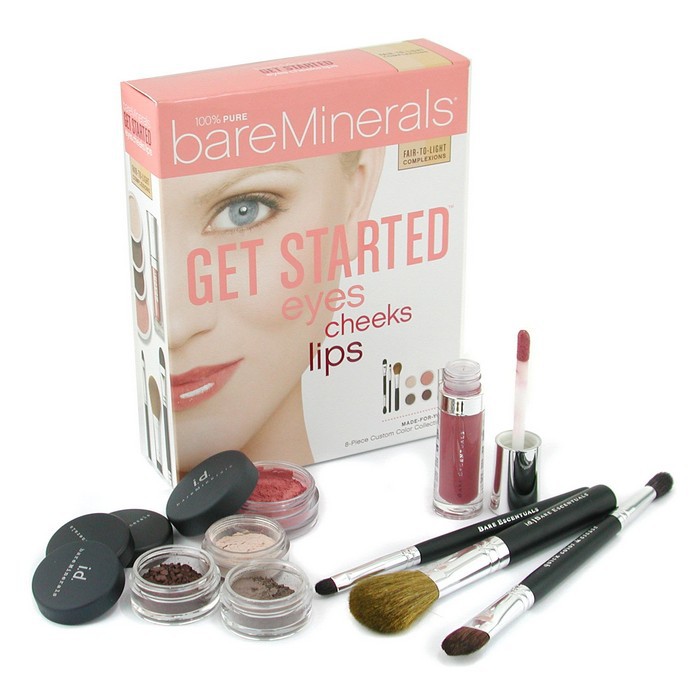 BareMinerals Базовый Набор для Глаз, Щек и Губ Из 8 Средств 8pcsProduct Thumbnail