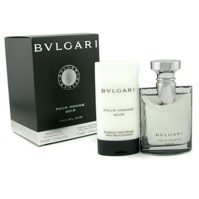 Bvlgari Pour Homme Soir Coffret: Eau De Toilette Spray 50ml + After Shave Emulsion 75ml 2pcsProduct Thumbnail