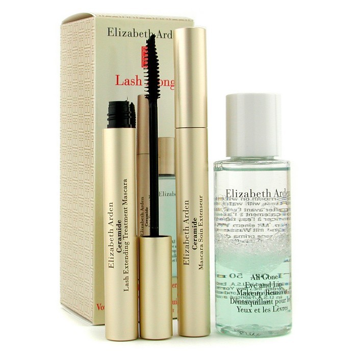 Elizabeth Arden Travel Set: 2x Ceramide Lash Extending Treatment Mascara 7ml + Make Up Remover 50ml 3pcsProduct Thumbnail