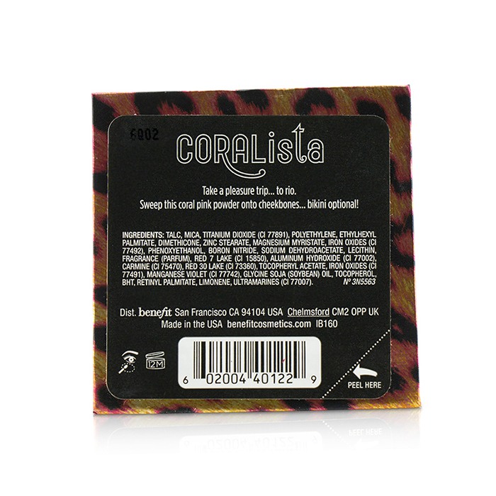 Benefit Róż do policzków z pędzelkiem CORALista Blush For A Tropical Flush 8g/0.28ozProduct Thumbnail