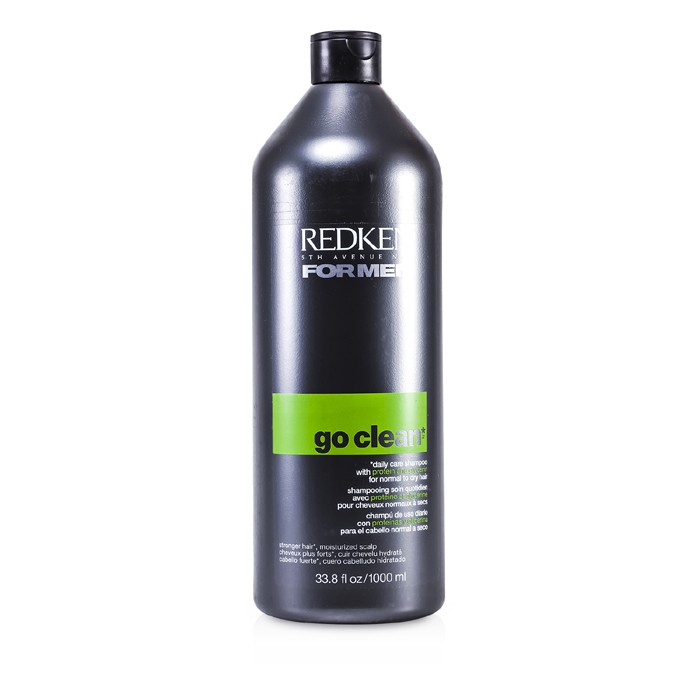 Redken Szampon dla mężczyzn do włosów normalnych i suchych Men Go Clean Daily Care Shampoo (For Normal to Dry Hair) 1000ml/33.8ozProduct Thumbnail