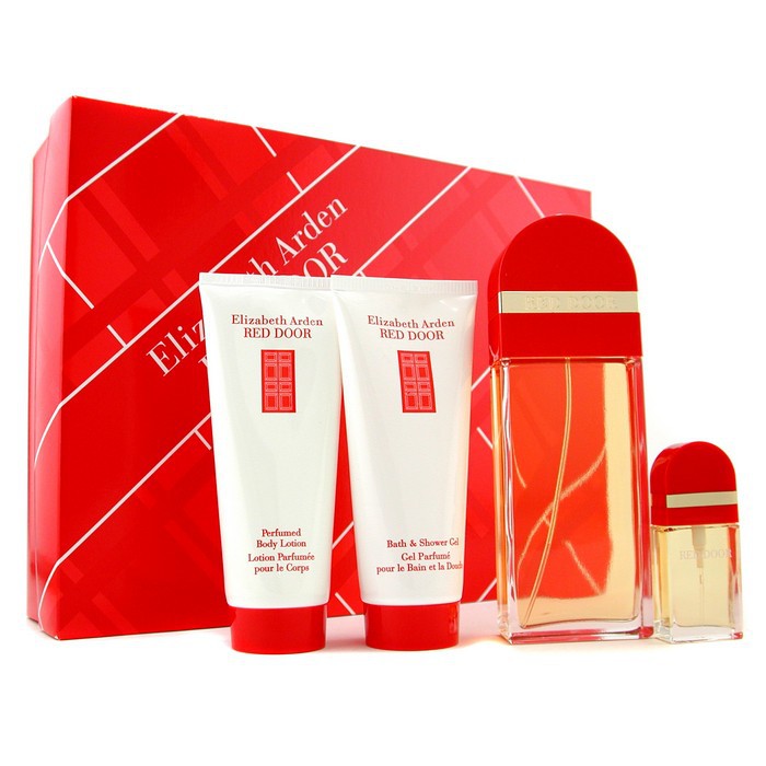 Elizabeth Arden مجموعة رد دور: ماء تواليت بخاخ 100مل + ماء تواليت بخاخ 10مل + غسول للجسم 100مل + منظف للجسم 100مل 4pcsProduct Thumbnail