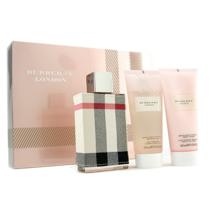 Burberry London Coffret: Eau De Parfum Spray 100ml/3.3oz + Body Lotion 100ml/3.3oz + Shower Gel 100ml /3.3oz 3pcsProduct Thumbnail