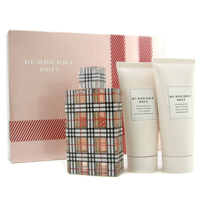 Burberry Brit Coffret: Eau De Parfum Spray 100ml + Refreshing Body Lotion 100ml + Energizing Body Wash 100ml 3pcsProduct Thumbnail