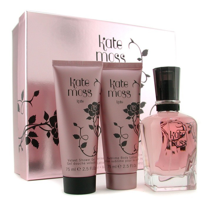 Kate Moss Набор Кейт: Туалетная Вода-Спрей 100мл + Лосьон для Тела 75мл + Гель для Душа 75мл 3pcsProduct Thumbnail