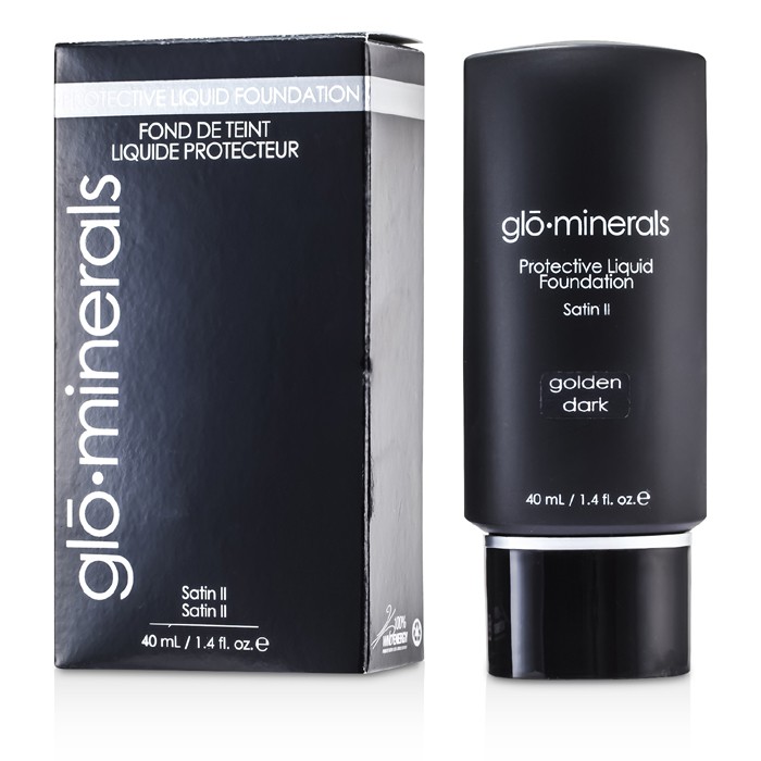 GloMinerals Zmatňující tekutý make up bez oleje GloProtective Oil Free Liquid Foundation Satin FinishDark 40ml/1.4ozProduct Thumbnail