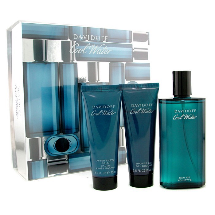 Davidoff Cool Water Coffret: Eau De Toilette Spray 125ml + After Shave Balm 75ml + Shower Gel 75ml 3pcsProduct Thumbnail