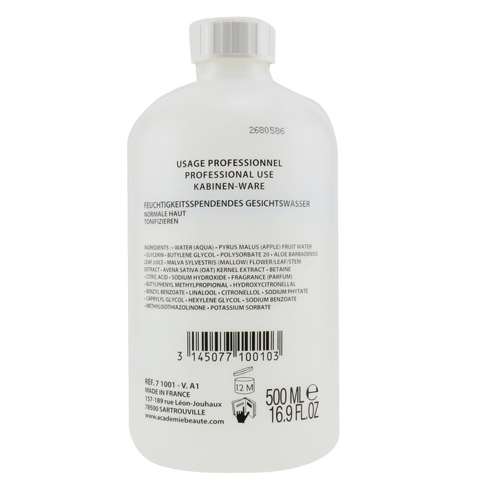 Academie โทนเนอร์มอยซ์เจอไรเซอร์ 100% Hydraderm (ขนาดสำหรับร้านเสริมสวย ) 500ml/16.9ozProduct Thumbnail