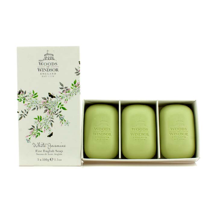 Woods Of Windsor White Jasmine Fine Jabón Inglés 3x100g/3.5ozProduct Thumbnail