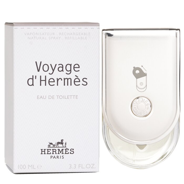 Hermes Woda toaletowa EDT Spray z wymienialnym wkładem Voyage D'Hermes 100ml/3.3ozProduct Thumbnail