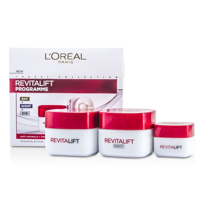 L'Oreal Revital Lift Programme: Krim Siang + Krim Mata + Krim Malam 3pcsProduct Thumbnail