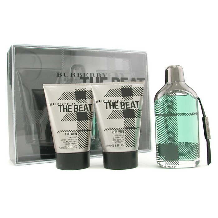 Burberry The Beat For Men Coffret: Eau De Toilette Spray 100ml/3.3oz + Shower Gel 100ml/3.3oz + After Shave Balm 100ml/3.3oz 3pcsProduct Thumbnail