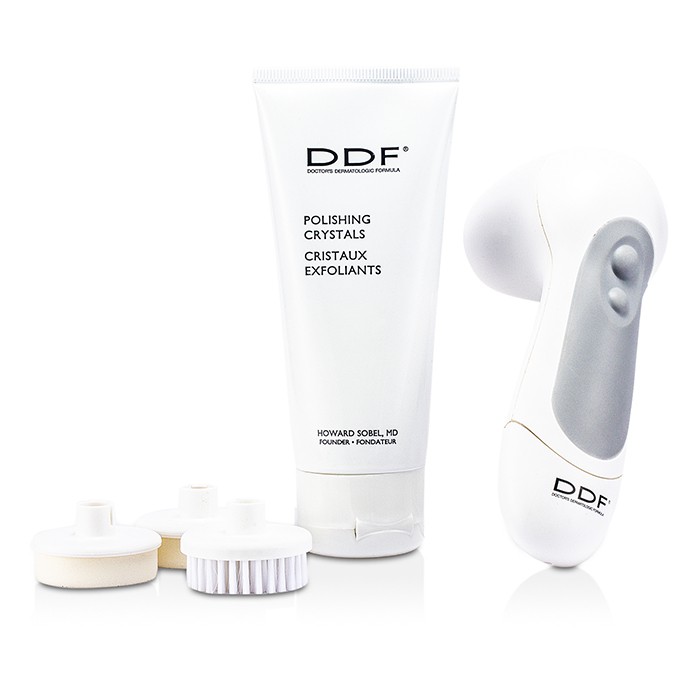 DDF Revolve 400X Micro-Polishing System: Micro Polisher + Foam Exfoliators + Cleansing Blush + Polishing Crystals + Batteries 5pcsProduct Thumbnail