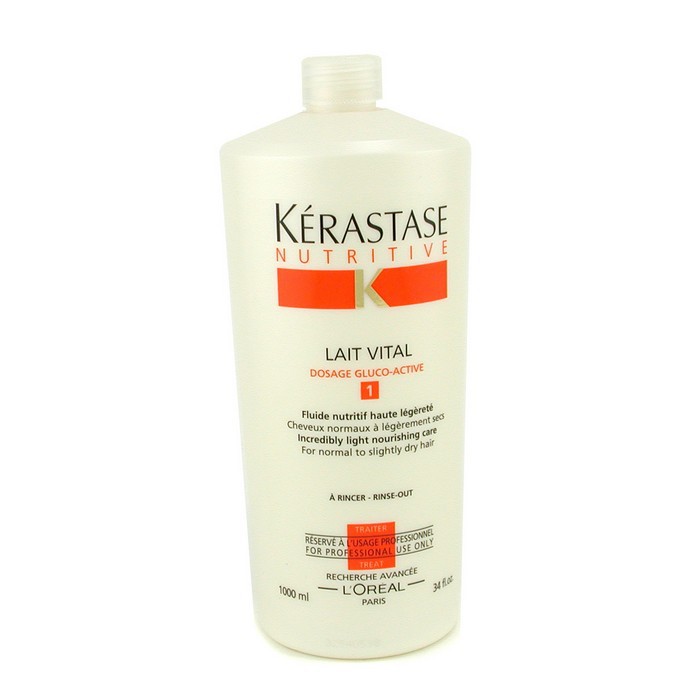 Kerastase Nutritive Lait Vital Incredibly Light Nourishing Care (For Normal to Slightly Dry Hair) 1000ml/34ozProduct Thumbnail