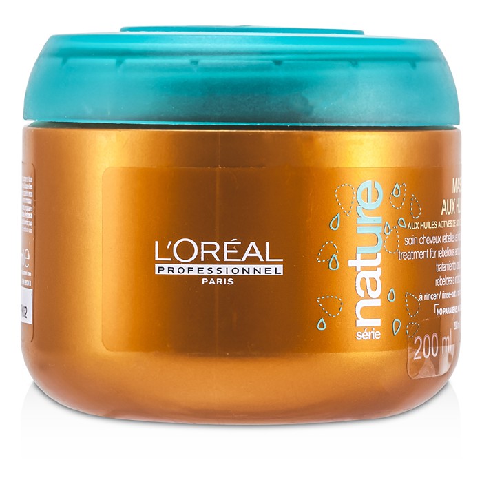 L'Oreal Professionnel Nature Serie - มาสก์ทรีทเม้นต์ล้างออก Douceur D'Huiles ( สำหรับผมจัดทรงยากและชี้ฟู ) 200ml/6.7ozProduct Thumbnail