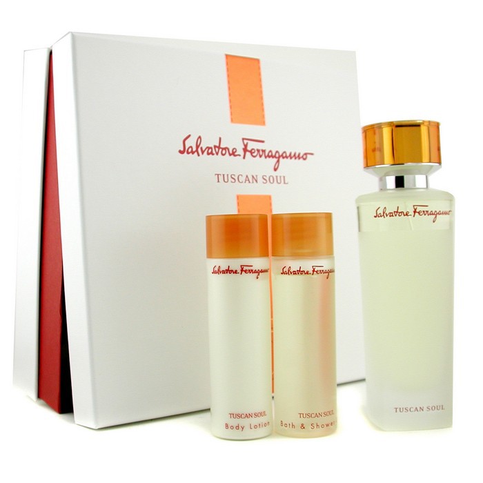 Salvatore Ferragamo Tuscan Soul Coffret: Edt Spray 125ml/4.2oz + Body Lotion 75ml/2.5oz + Bath & Shower Gel 75ml/2.5oz 3pcsProduct Thumbnail