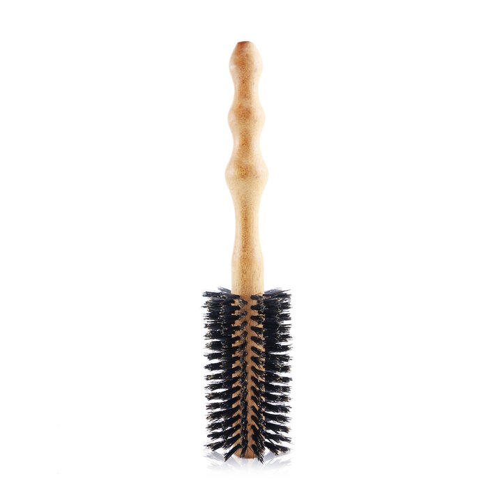 Philip B Medium 55mm Round Brush (Polished Mahogany Handle, 65% Boar Bristle + 35% Nylon) 1pcProduct Thumbnail