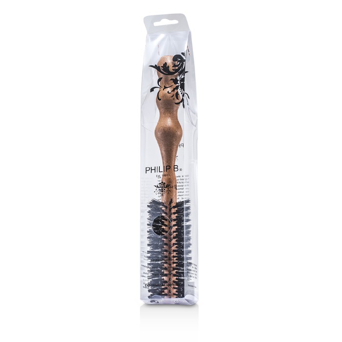 Philip B Small 45mm Round Brush (Polished Mahogany Handle, 65% Boar Bristle + 35% Nylon) 1pcProduct Thumbnail