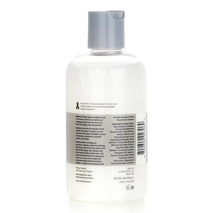 Anthony Logistics na Panlalaki Glycolic Facial Cleanser 237ml/8ozProduct Thumbnail