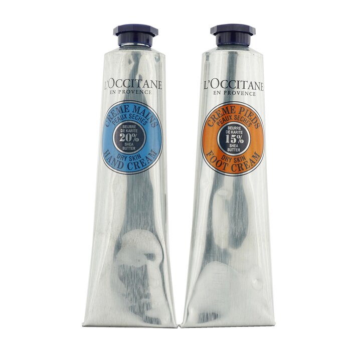 L'Occitane Shea Butter Hand & Foot Kit: Hand Cream 75ml/2.6oz + Foot Cream 75ml/2.6oz 2pcsProduct Thumbnail