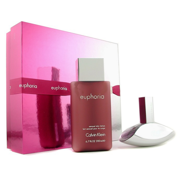 Calvin Klein Euphoria Coffret: Eau De Parfum Spray 50ml/1.7oz + Sensual Skin Lotion 200ml/6.7oz 2pcsProduct Thumbnail