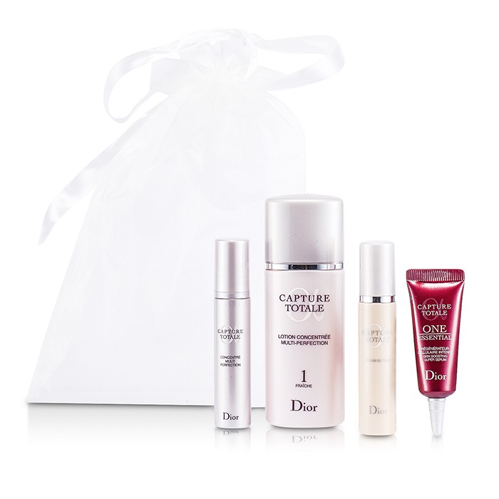 Christian Dior Capture Totale Набор: Multi-Perfection Лосьон + Концентрат + Тональная Основа + Супер Сыворотка 4pcsProduct Thumbnail