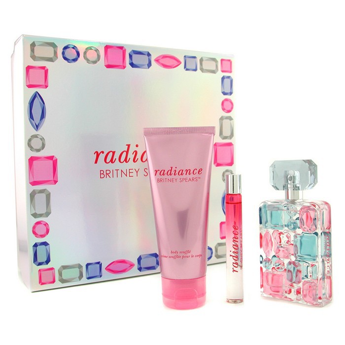 Britney Spears Radiance Coffret: Eau De Parfum Spray 50ml/1.7oz + Body Souffle 100ml/3.3oz + Edp Roller Ball 10ml/0.33oz 3pcsProduct Thumbnail