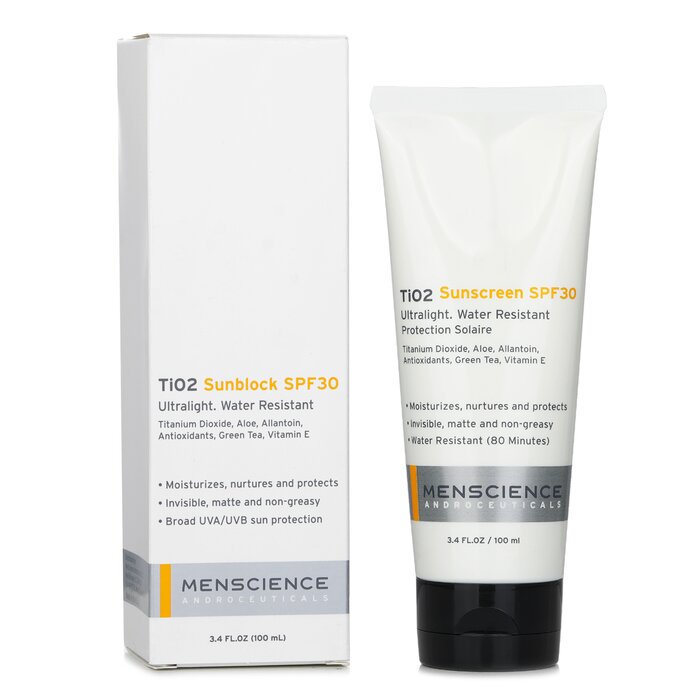 Menscience TiO2 Sun Block SPF 30 Waterproof 100ml/3.4ozProduct Thumbnail