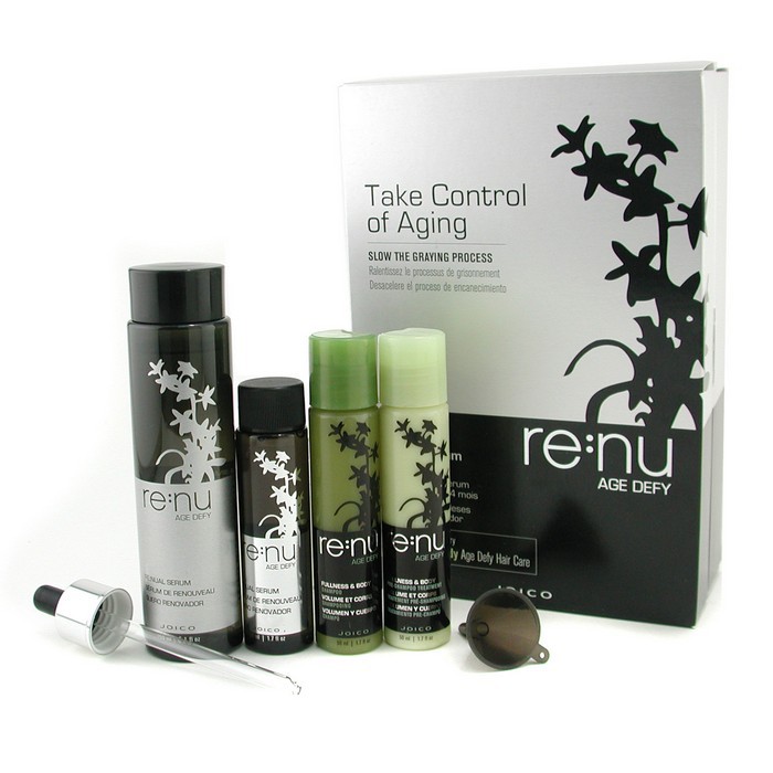 Joico Обновляющая Программа-Сыворотка на 4 Месяца Объем и Густота: Шампунь + Кондиционер + Сыворотка + Запасной Блок Сыворотки + Аппликатор 5pcsProduct Thumbnail