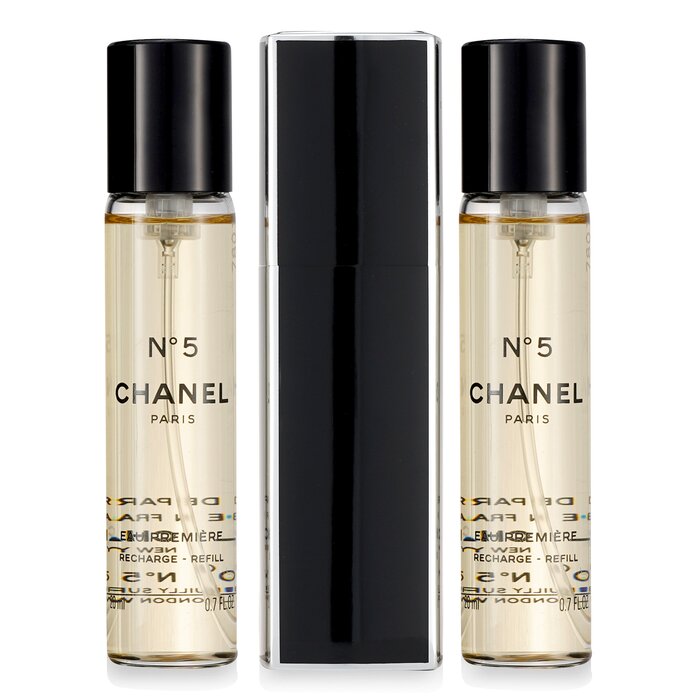 Chanel - No.5 Premiere Eau De Parfum Purse Spray And 2 Refills 3x20ml/0.7oz - Eau De Parfum | Free Worldwide Shipping | Strawberrynet USA