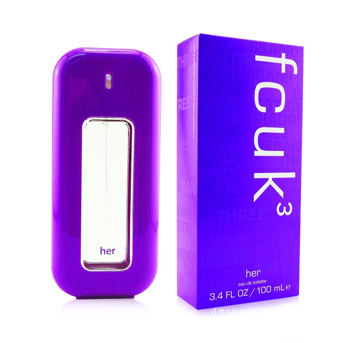 French Connection UK Fcuk 3 Her Eau De Toilette Spray 100ml/3.4ozProduct Thumbnail