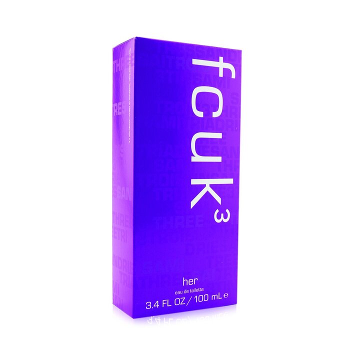 French Connection UK Fcuk 3 Her Eau De Toilette Spray 100ml/3.4ozProduct Thumbnail